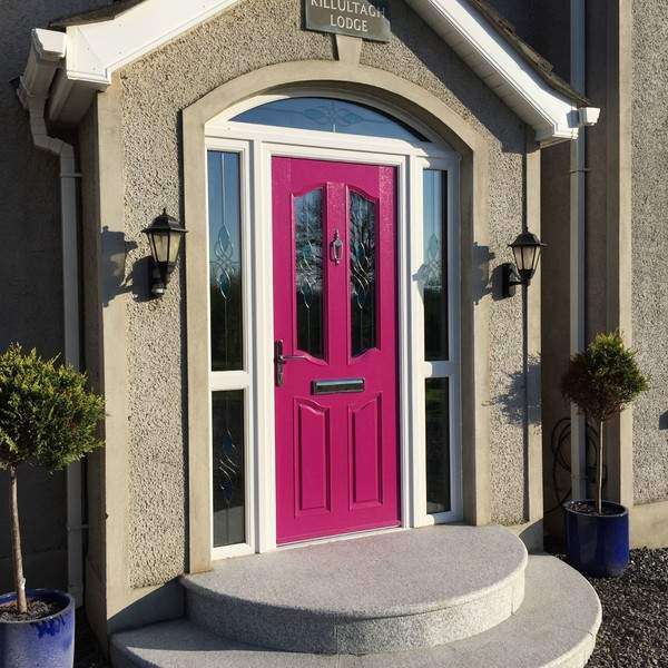 Apeer Traditional Doors - Pink Front Door