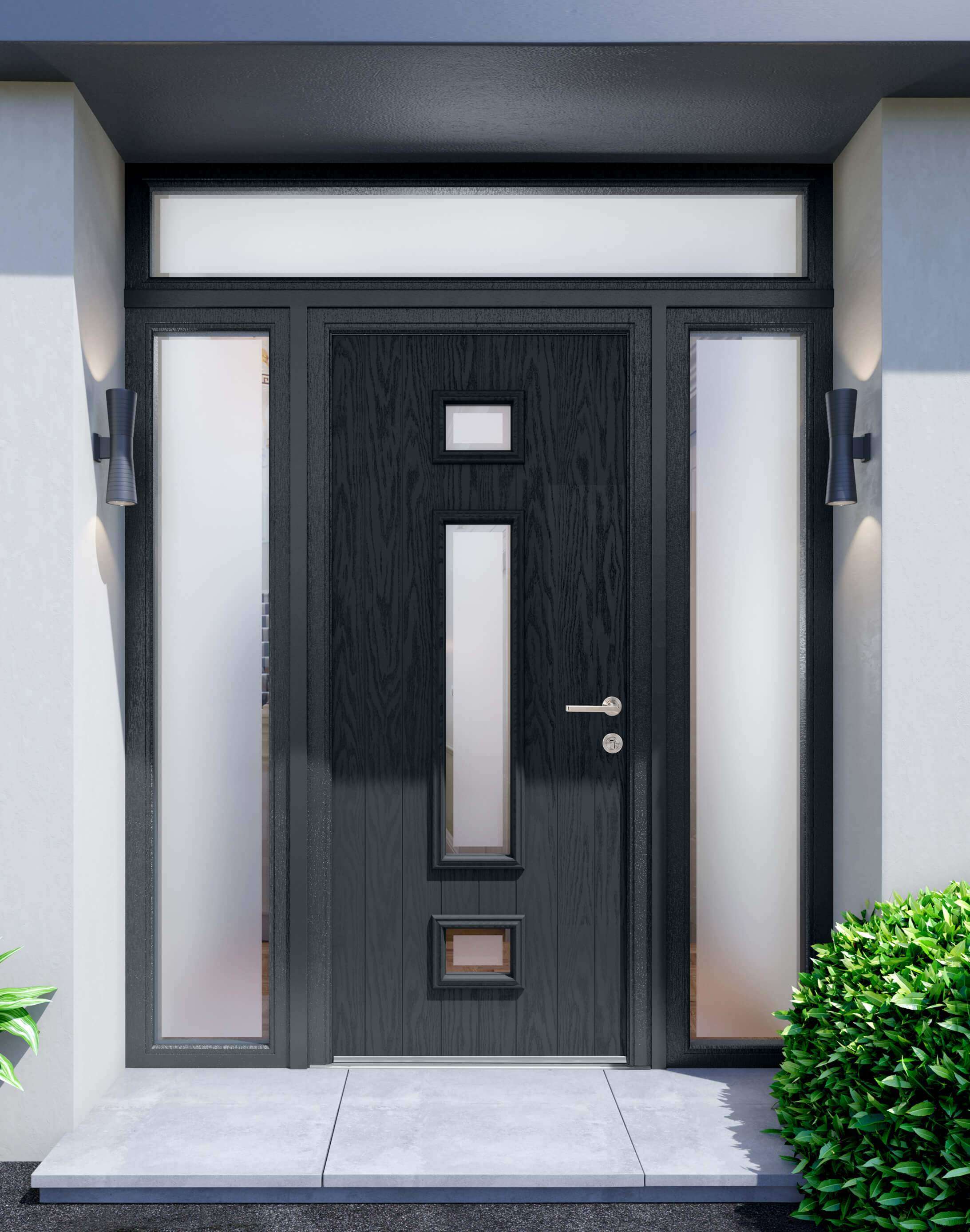 Apeer Contemporary Doors - Anthracite Grey Front Door