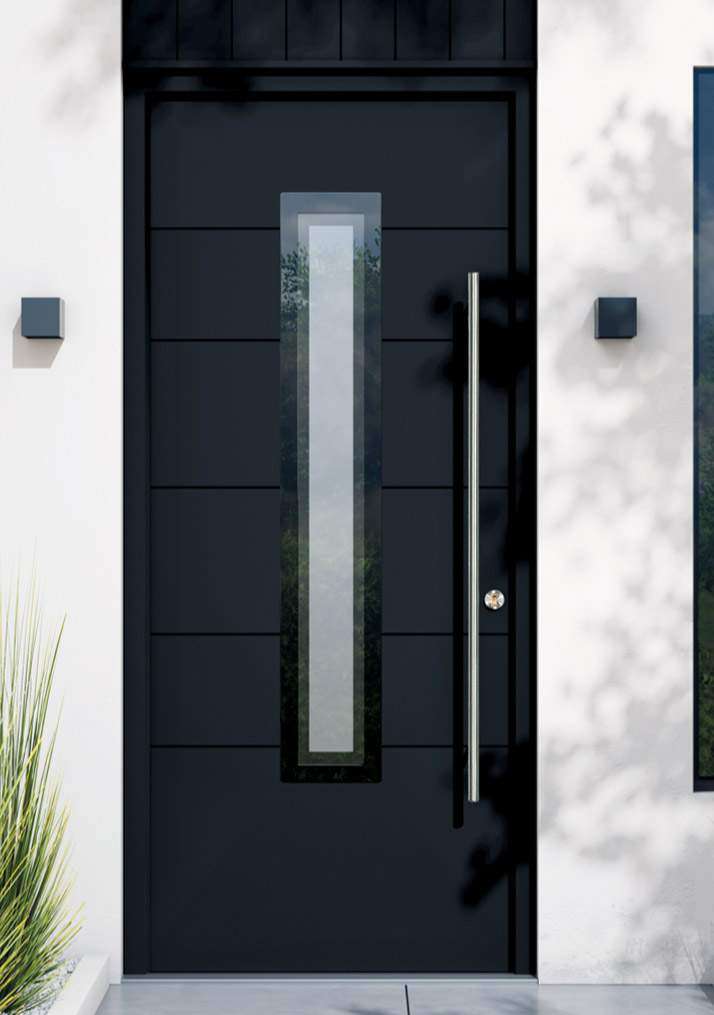 Black Front Door - Apeer Composite Doors