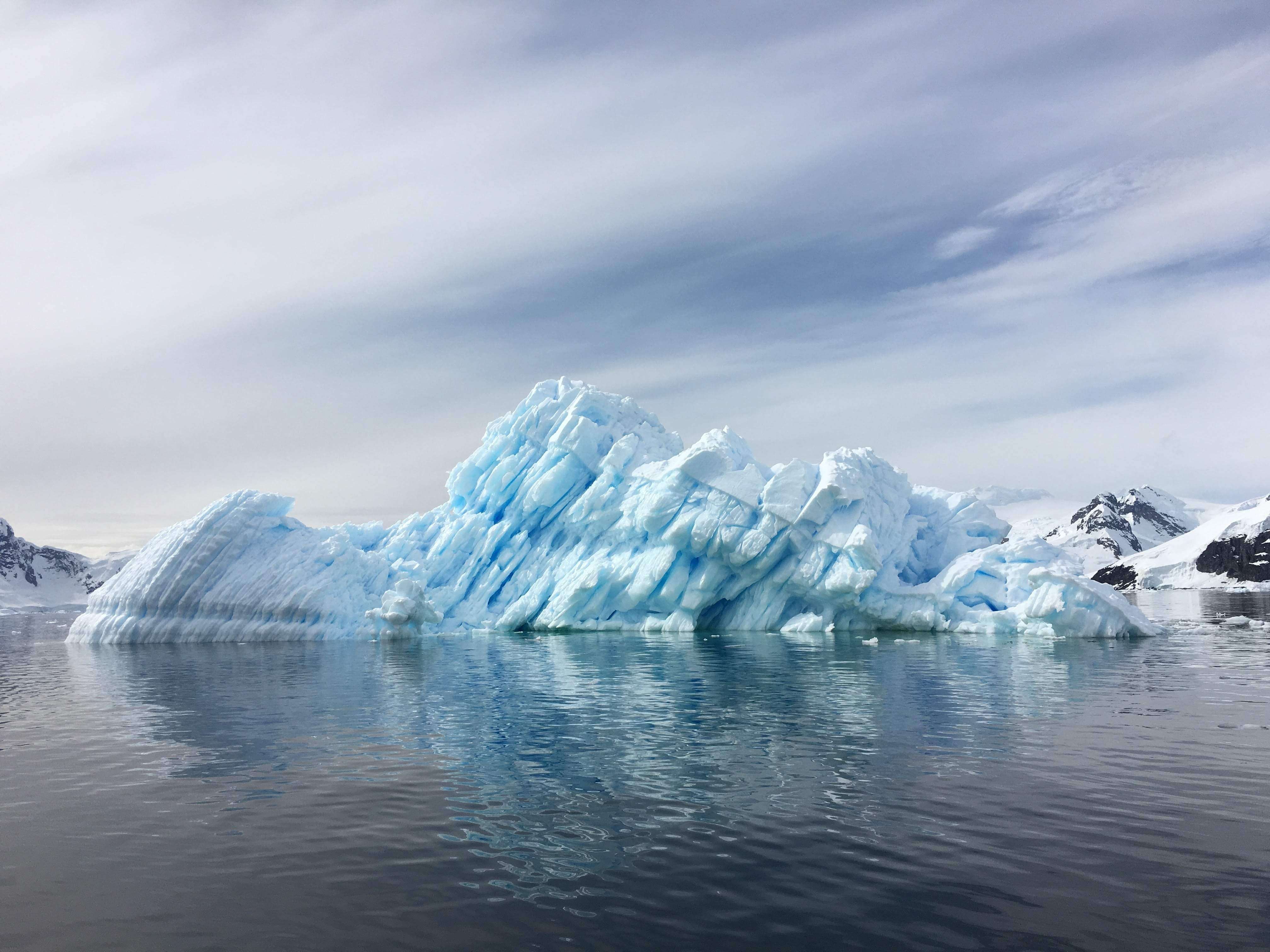 Iceberg above water